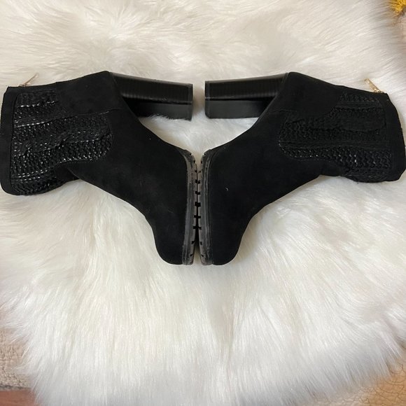 Juicy Couture Black Classic Ankle Boots Size 9 Medium - Picture 11 of 15